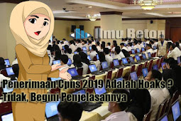 Apakah Penerimaan Cpns 2019 Adalah Hoaks ? Tidak, Begini Penjelasannya